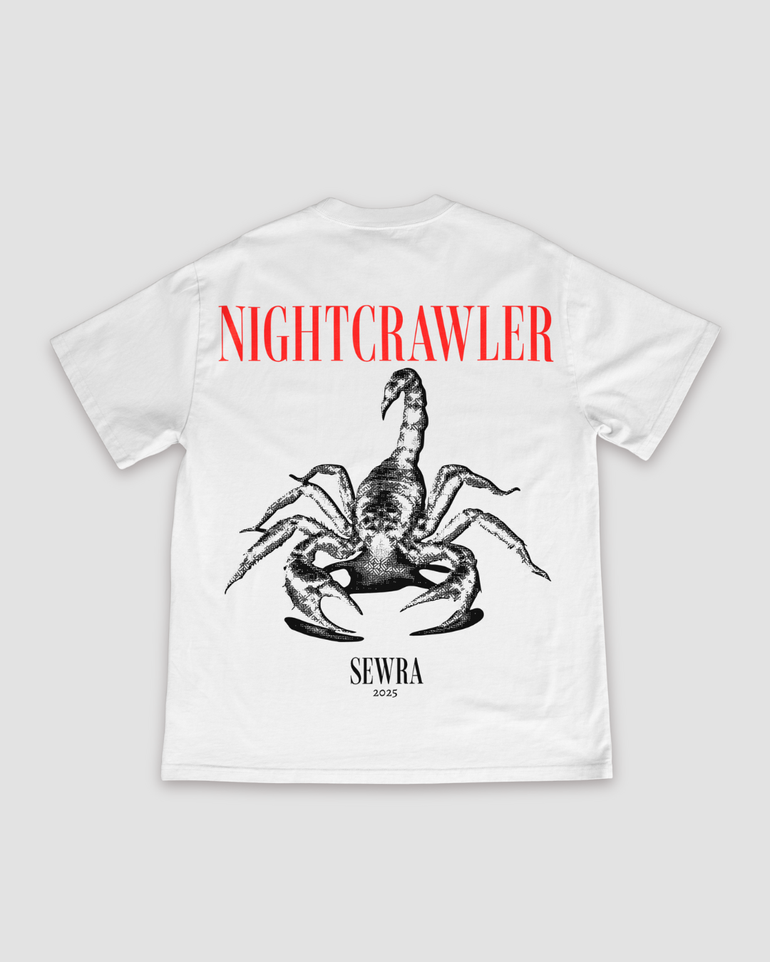 Nightcrawler Unisex Oversized T-Shirt - White