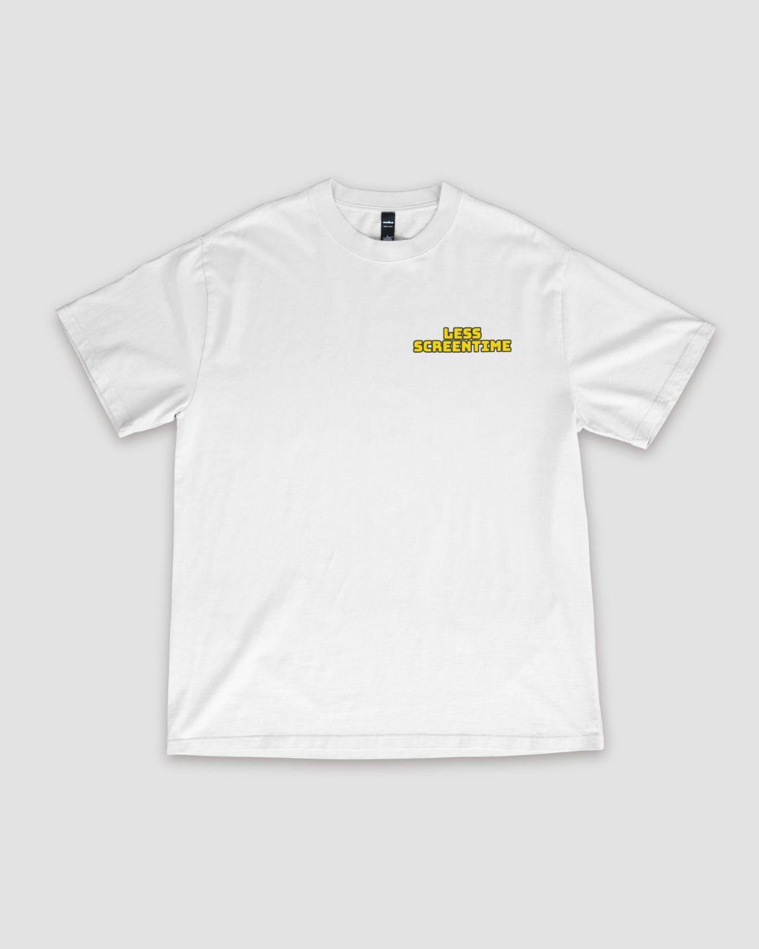 Less Screentime Unisex Oversized T-Shirt - White