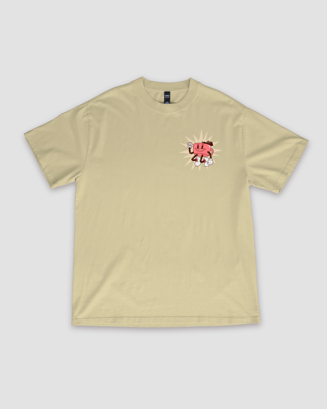 Wake Strong Unisex Oversized T-Shirt - Beige