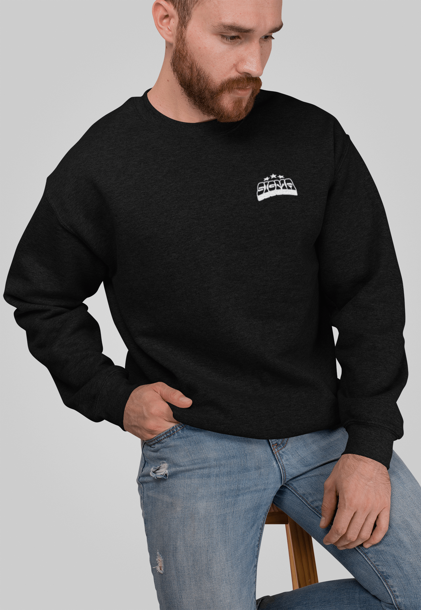 Feel The Speed Unisex Sweatshirt - Black - Sewra