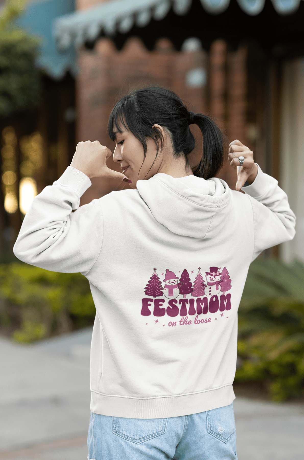 FestiMom Oversized Hoodie for Women - Sewra
