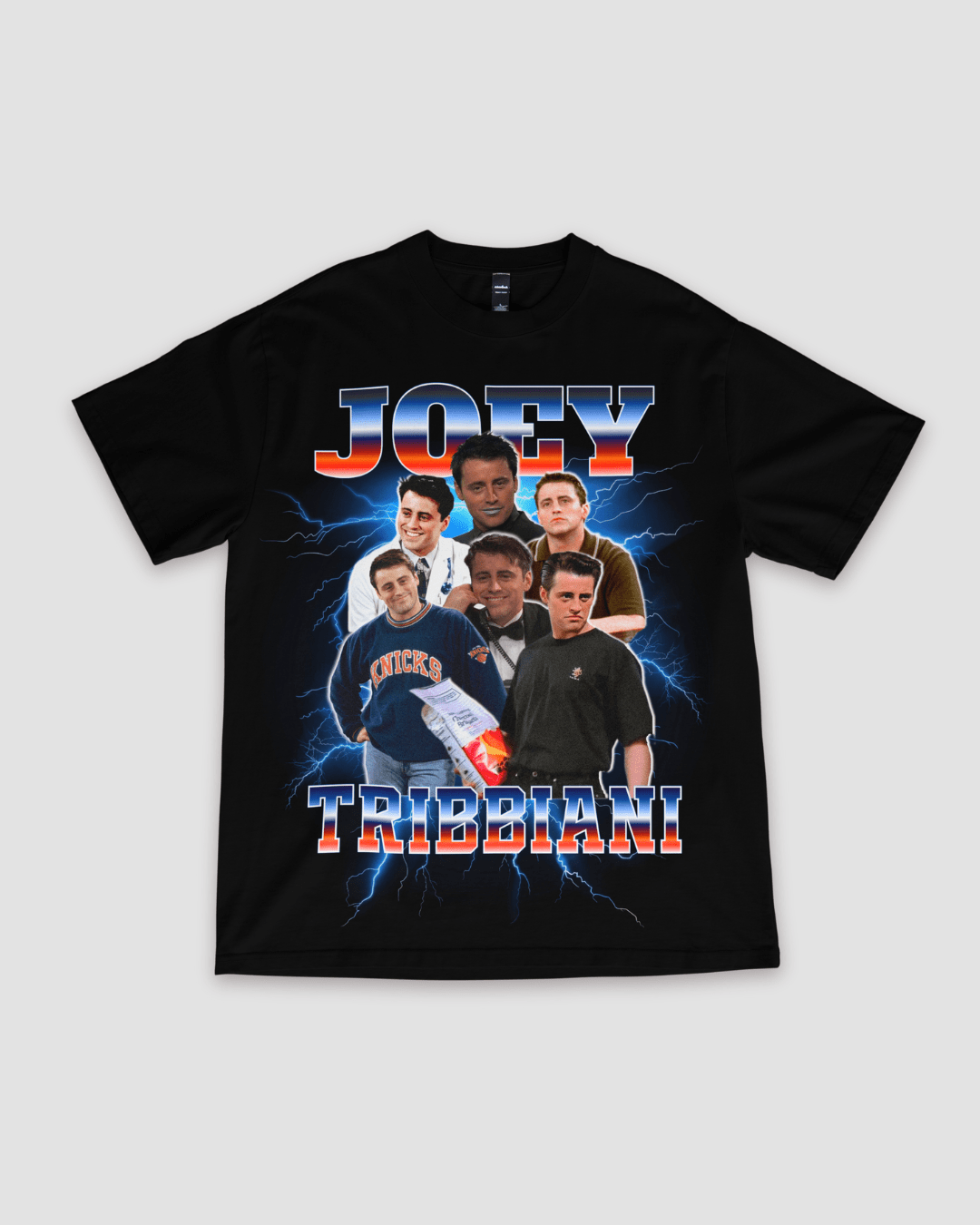 Joey Tribbiani Unisex Oversized T-Shirt - Black - Sewra