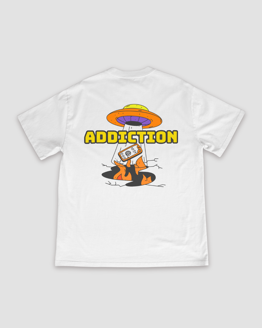 Less Screentime Unisex Oversized T-Shirt - White - Sewra