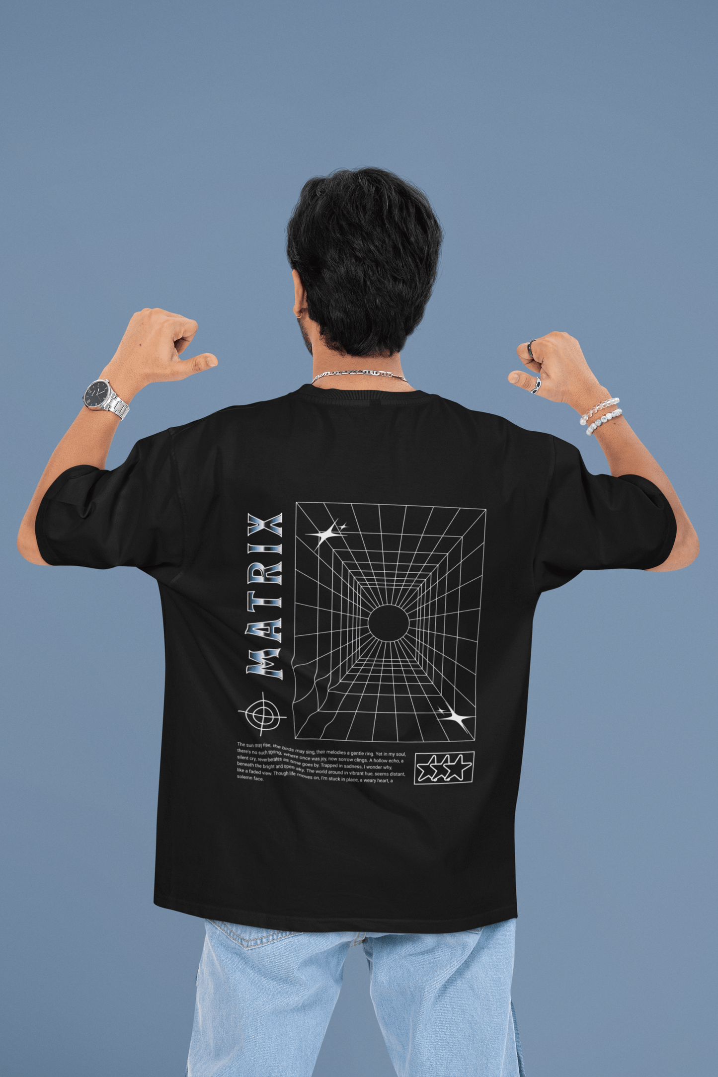 Matrix Oversized T-Shirt for Men - Sewra