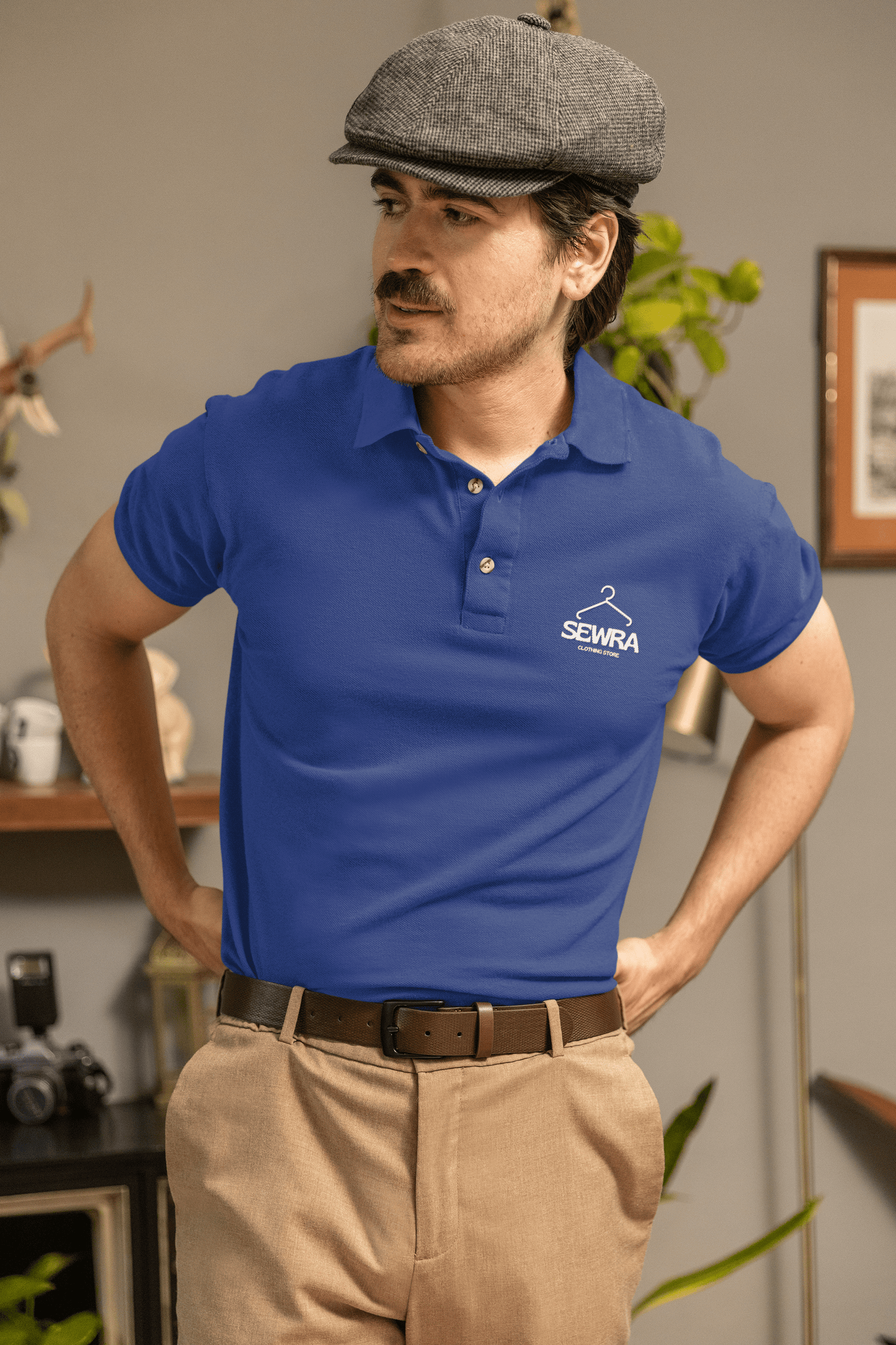 Polo T-Shirt for Men - Royal Blue - Sewra