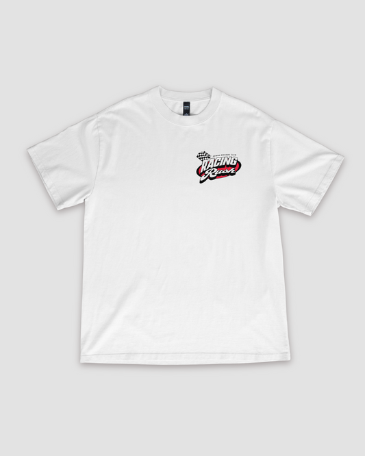 Racing Rush Unisex Oversized T-Shirt - White