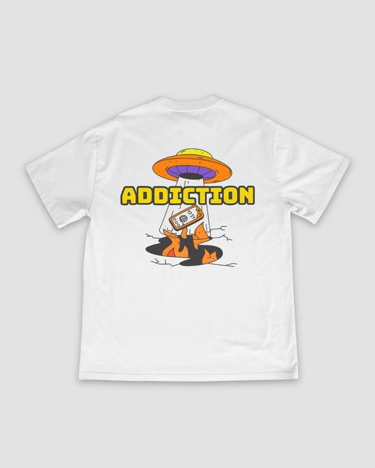 Less Screentime Unisex Oversized T-Shirt - White