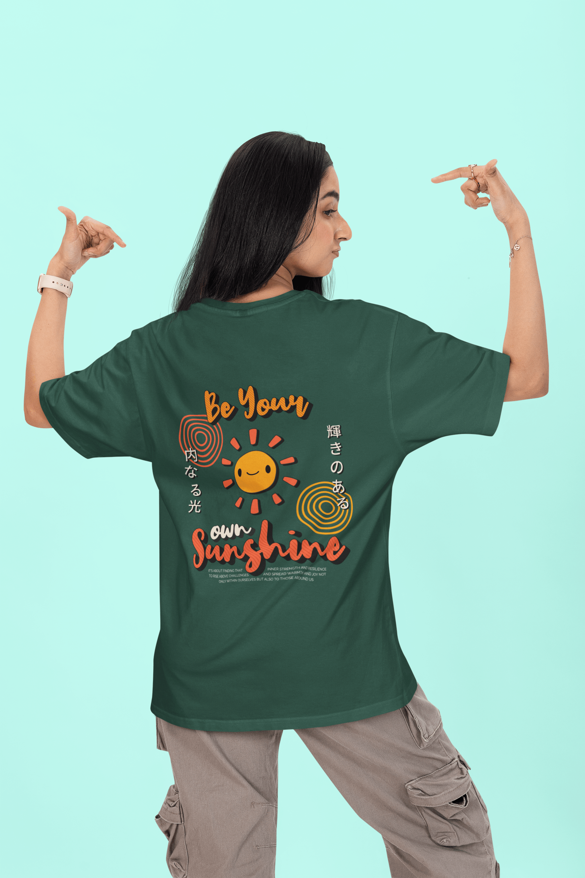 Be Your Sunshine Unisex Oversized T-Shirt - Sewra