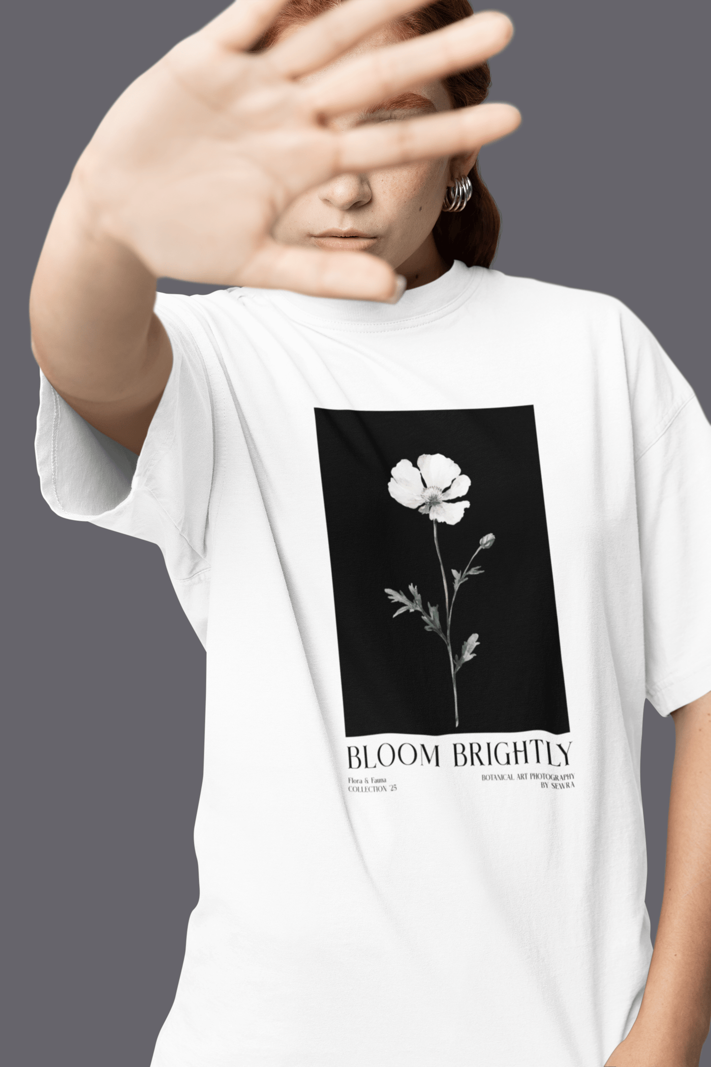 Bloom Brightly Unisex Oversized T-Shirt - Sewra