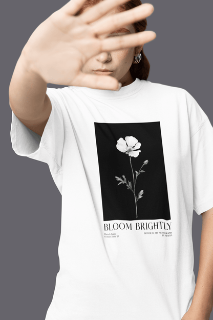 Bloom Brightly Unisex Oversized T-Shirt - Sewra
