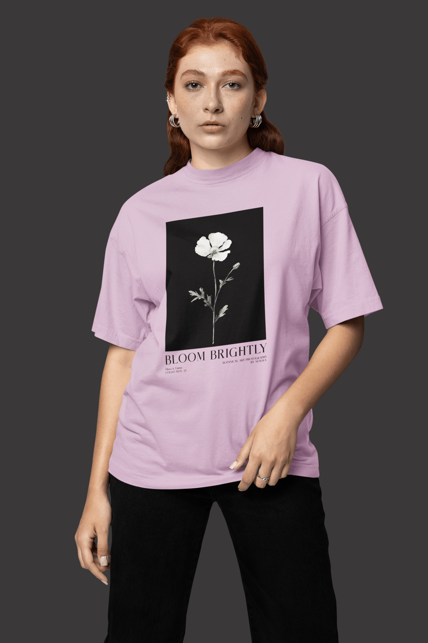 Bloom Brightly Unisex Oversized T-Shirt - Sewra