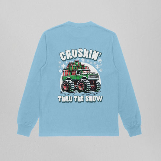 Crushin' Thru The Snow Sweatshirt for Men - Sewra