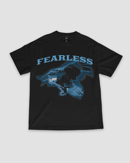 Fearless Unisex Oversized T-Shirt - Black - Sewra