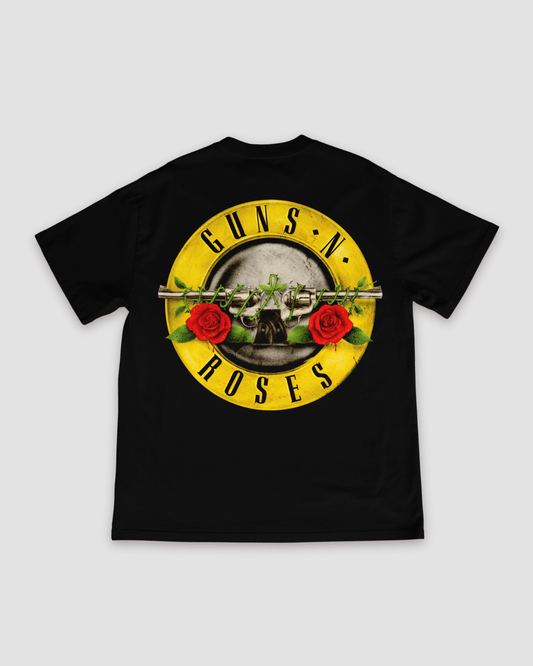 Guns N' Roses Unisex Oversized T-Shirt - Black - Sewra