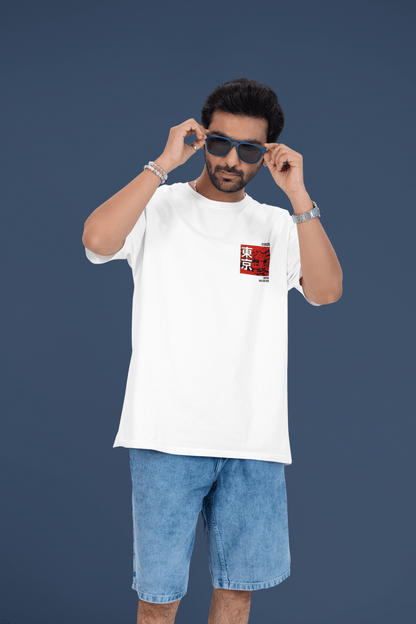 I Love Japan Unisex Oversized T-Shirt - Sewra