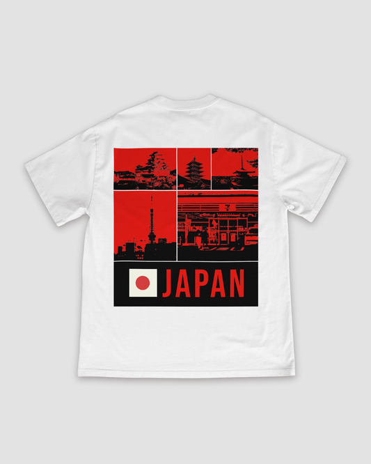 I Love Japan Unisex Oversized T-Shirt - Sewra