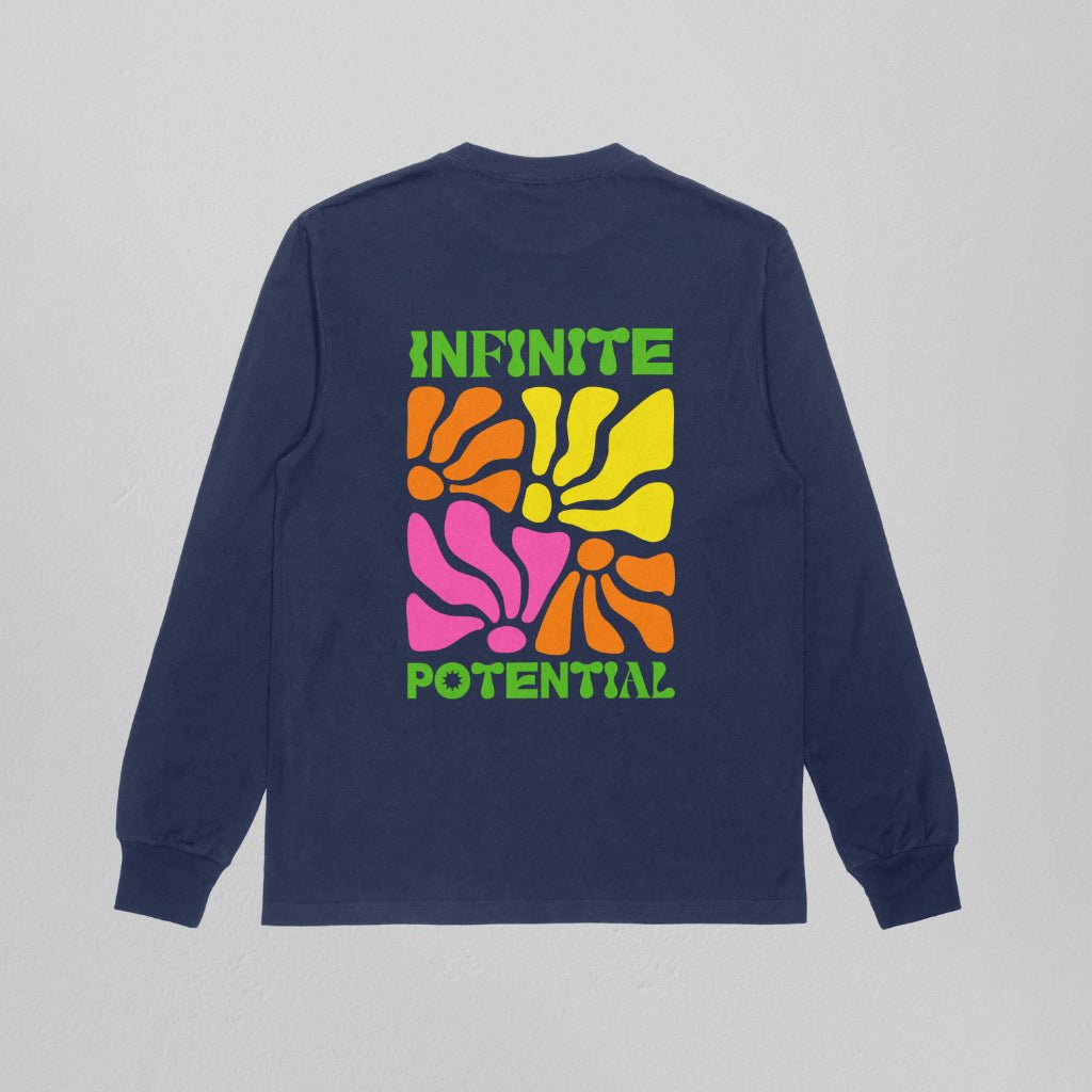 Infinite Potential Unisex Sweatshirt - Navy Blue - Sewra
