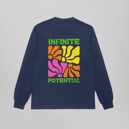 Infinite Potential Unisex Sweatshirt - Navy Blue - Sewra