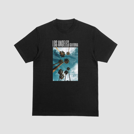 Los Angeles Unisex Oversized T-Shirt - Black - Sewra