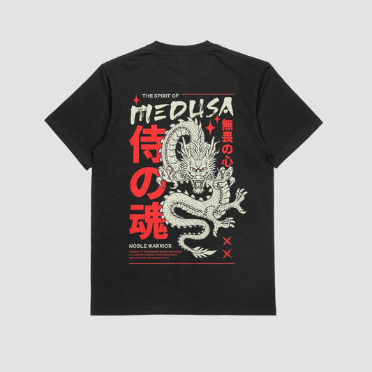 Medusa Unisex Oversized T-Shirt - Black - Sewra