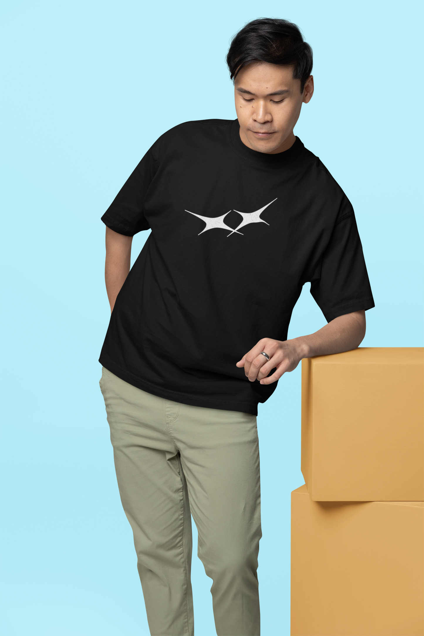 Better Days Ahead Unisex Oversized T-Shirt - Black