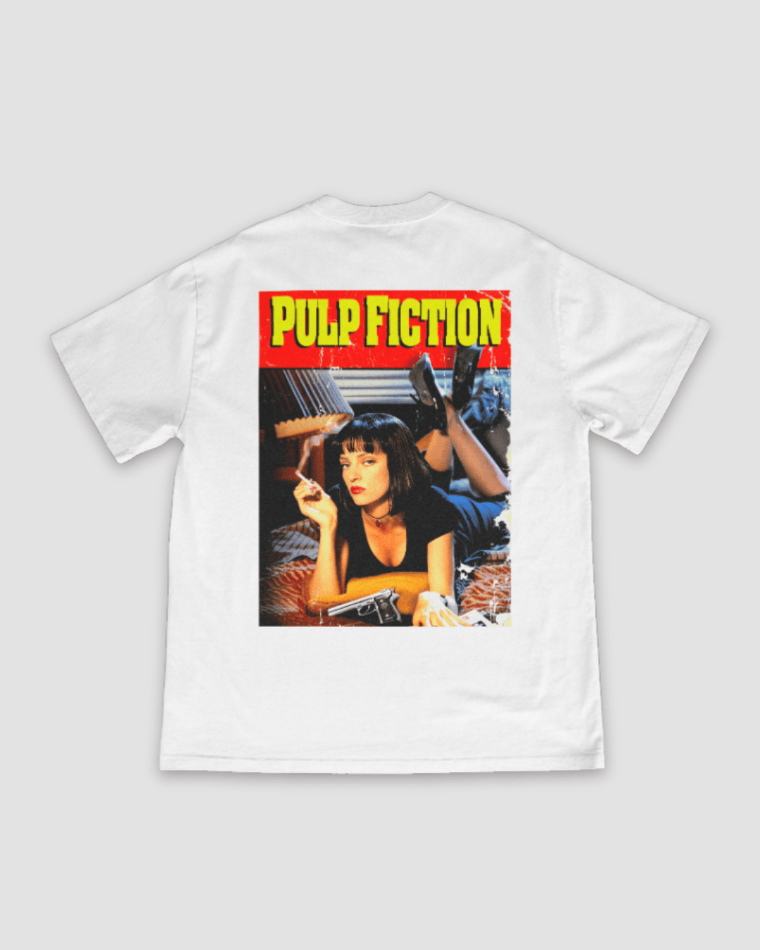 Pulp Fiction Unisex Oversized T-Shirt - Black - Sewra