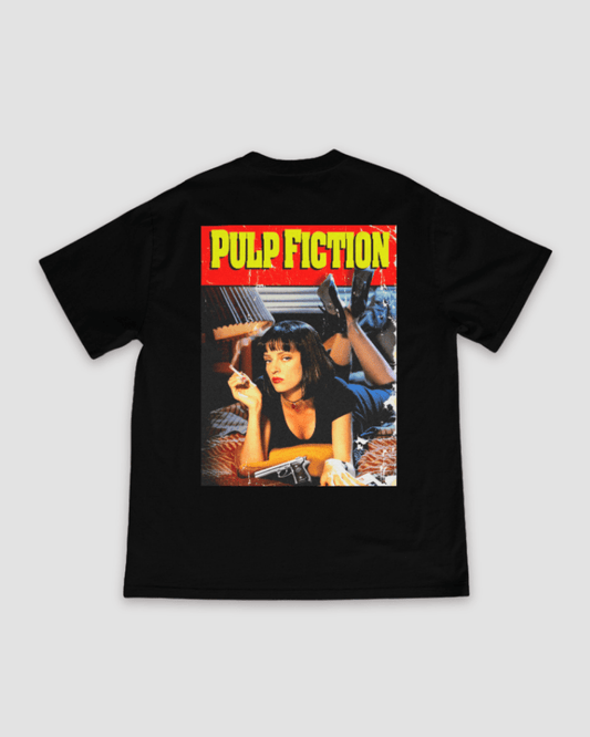 Pulp Fiction Unisex Oversized T-Shirt - Black - Sewra