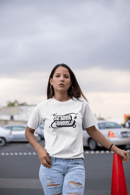 Sewra World Unisex Oversized T-Shirt - White - Sewra