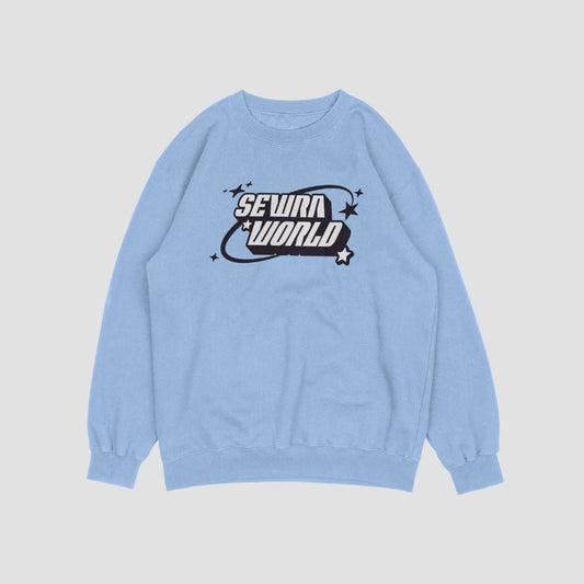 Sewra World Unisex Sweatshirt - Baby Blue - Sewra