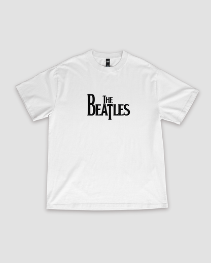 The Beatles Unisex Oversized T-Shirt - White - Sewra